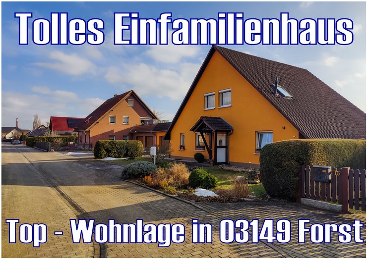 Sehr gepflegtes Einfamilienhaus mit 6 Zimmern in bevorzugter Wohnlage in Forst/Lausitz